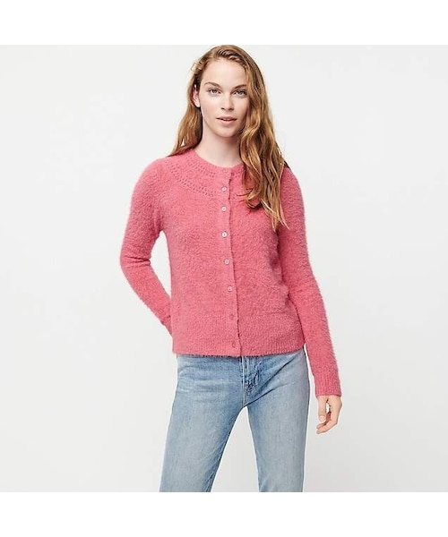 J.Crew fuzzy cardigan sweater - WEAR