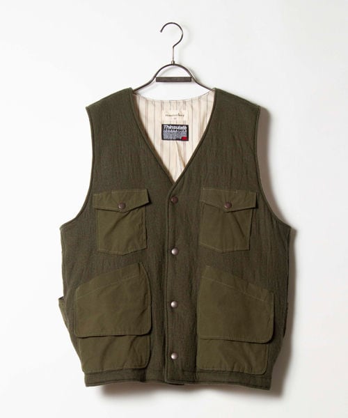 masterkey(マスターキー)の「Rickveston(ベスト・レディース・ベージュ/グリーン/ブラック・1/2)」の3枚目の写真