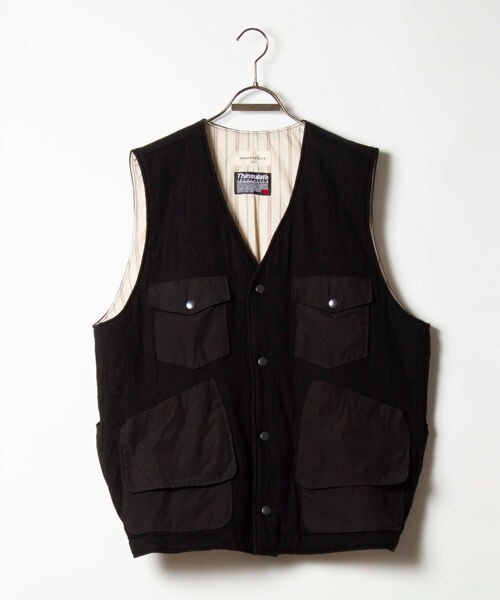 masterkey(マスターキー)の「Rickveston(ベスト・レディース・ベージュ/グリーン/ブラック・1/2)」の2枚目の写真