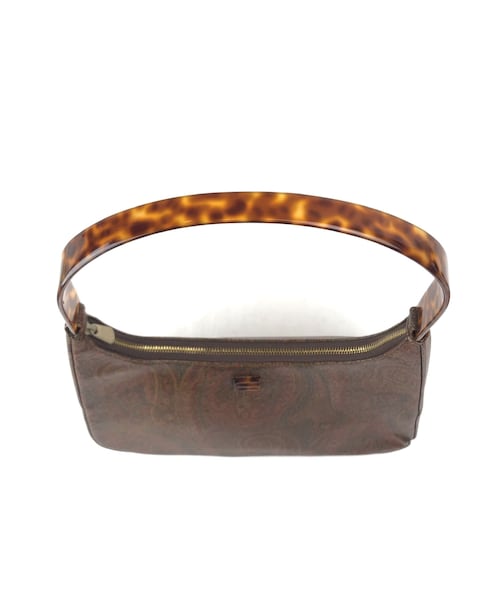 良品 618 エトロ ハンドバッグ ペイズリー 鼈甲ハンドル レザー 良品 618 エトロ ハンドバッグ ペイズリー 鼈甲ハンドル レザー