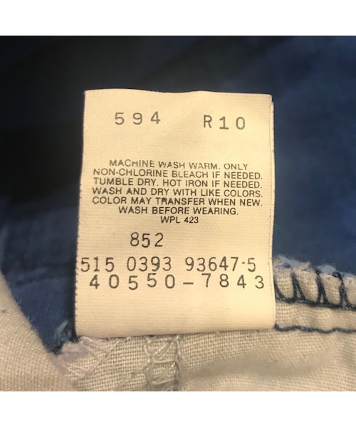 USED（ユーズド）の「90’s　"Levi's"　550　Made In USA　Dead Stock!（デニムパンツ・レディース・その他）」の11枚目の写真