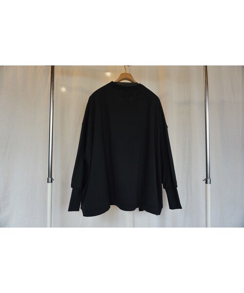 bedsidedrama（ベットサイドドラマ）の「bedsidedrama　犬 de 猫 ワイドPO（black）（スウェット・レディース・その他）」の8枚目の写真