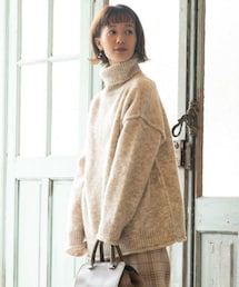 Crisp | タートルニットチュニック(ニット/セーター)