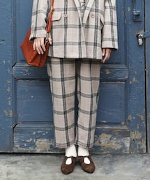 Crisp | チェックタックパンツ(その他パンツ)