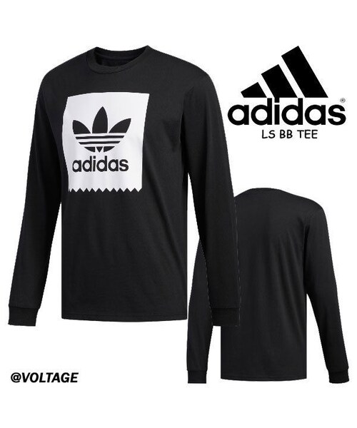 [ADIDAS] Tシャツ 長袖 シティスケート ブラック adidas（アディダス）の「アディダス スケートボディング adidas
