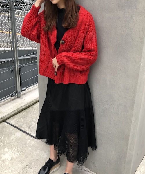 Handmade（ハンドメイド）の「フェイクレザースカート（スカート 