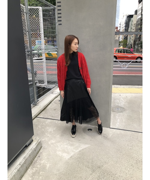 Handmade（ハンドメイド）の「フェイクレザースカート（スカート 