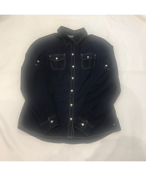 TOMMY HILFIGER（トミーヒルフィガー）の「"TOMMY HILFIGER"　コットンシャツ（シャツ/ブラウス・レディース・その他）」の2枚目の写真