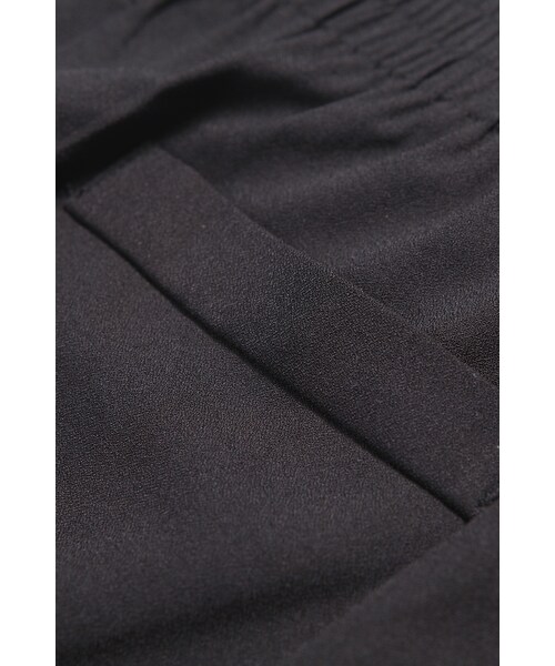 ORENDA（オレンダ）の「側拉鍊帥氣打摺雪紡長褲（パンツ・レディース・寶藍/黑・S/M/L）」の6枚目の写真