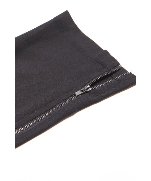 ORENDA（オレンダ）の「側拉鍊帥氣打摺雪紡長褲（パンツ・レディース・寶藍/黑・S/M/L）」の5枚目の写真