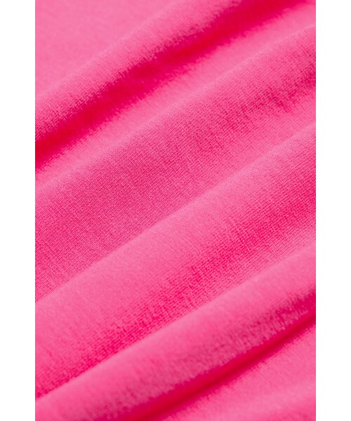 ORENDA（オレンダ）の「MIT舒適不規則下擺長版上衣（トップス・レディース・桃紅/黃/藍/黑・S/M）」の4枚目の写真