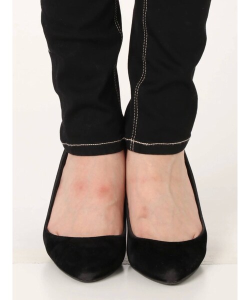 GYDA（ジェイダ）の「ワンウォッシュハイウエストパンツ（デニムパンツ・ブラック/インディゴ・XS/S/XXS/M）」の15枚目の写真