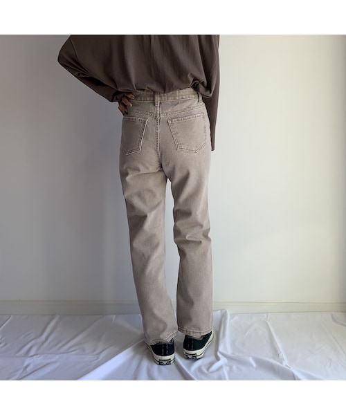 no brand（ノーブランド）の「hightwaist beige denimPT（デニムパンツ・レディース・その他）」の10枚目の写真