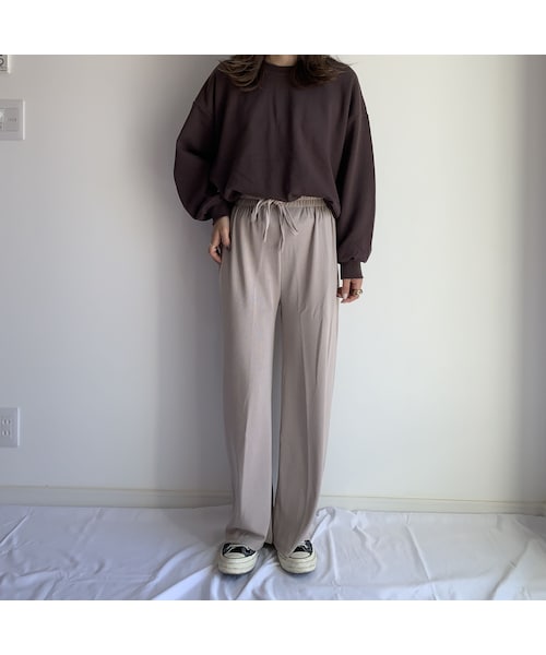 no brand（ノーブランド）の「relax wide PT【beige】（その他パンツ・レディース・その他）」の8枚目の写真