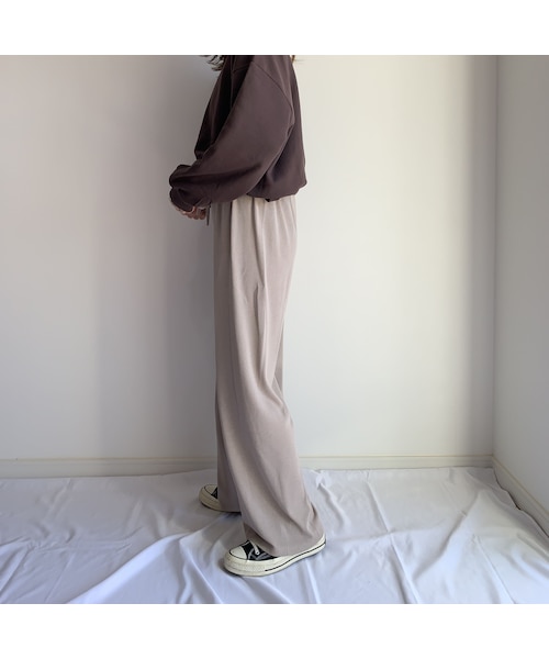 no brand（ノーブランド）の「relax wide PT【beige】（その他パンツ・レディース・その他）」の6枚目の写真