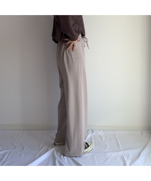 no brand（ノーブランド）の「relax wide PT【beige】（その他パンツ・レディース・その他）」の5枚目の写真