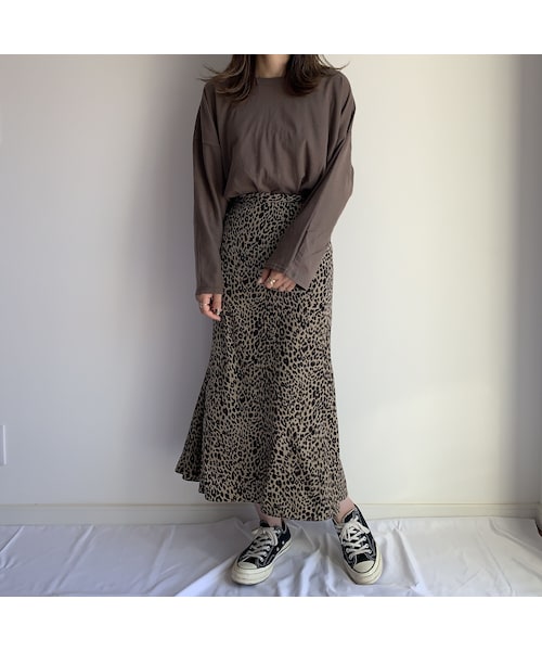 no brand(ノーブランド)の「leopard SK【brown】(スカート・レディース・その他)」の6枚目の写真