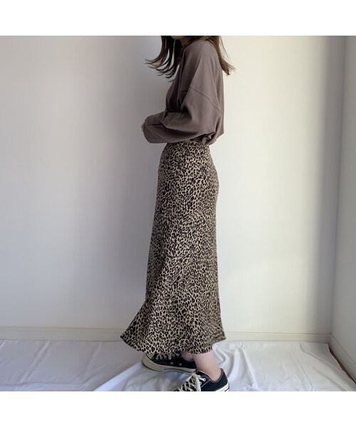no brand(ノーブランド)の「leopard SK【brown】(スカート・レディース・その他)」の7枚目の写真