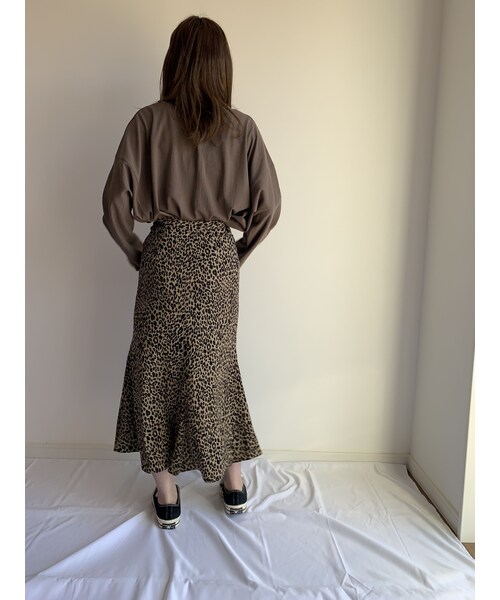 no brand(ノーブランド)の「leopard SK【brown】(スカート・レディース・その他)」の9枚目の写真