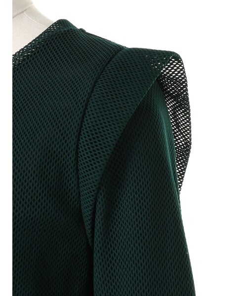 UN3D.（アンスリード）の「MESH ASYMME L/S OP（ワンピース