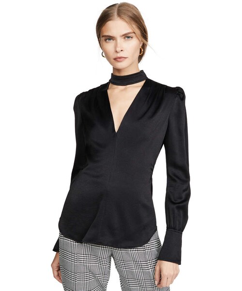 A.L.C.(エーエルシー)の「A.L.C. Hirsch Top(トップス・レディース・Black・0/2/4/6/8/10/12)」の2枚目の写真