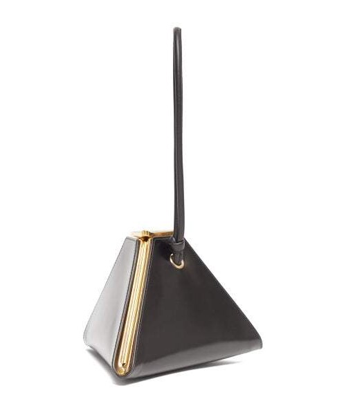 BOTTEGA VENETA（ボッテガヴェネタ）の「Bottega Veneta - Pyramid Leather Clutch Bag - Womens - Black（クラッチバッグ・レディース・Black・One Size）」の2枚目の写真