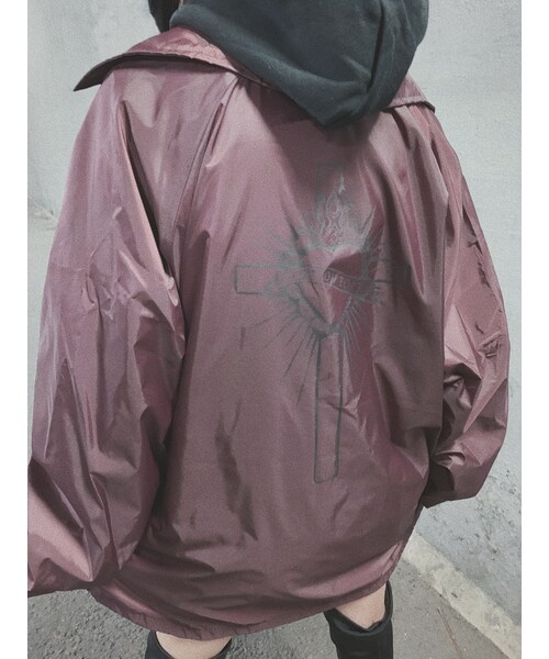 ジャケット・アウター FICTION TOKYO FICTION TOKYO（フィクショントーキョー）の「Back Cross Coach Jacket