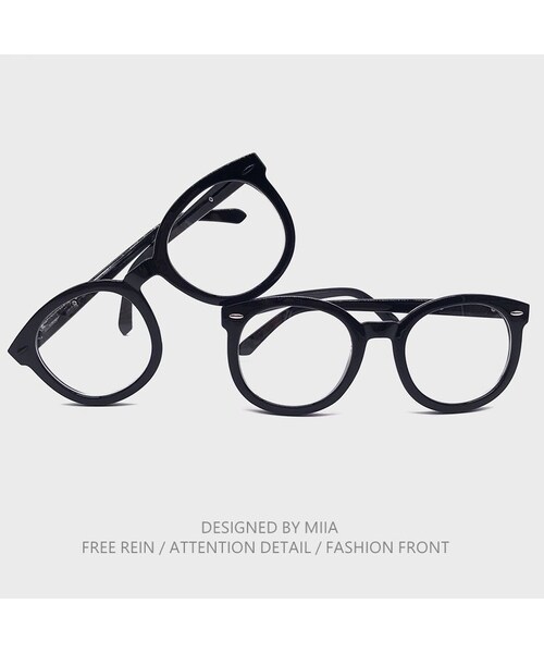 no brand(ノーブランド)の「レトロ ライスネイル 黒丸眼鏡(メガネ・レディース・その他)」の5枚目の写真
