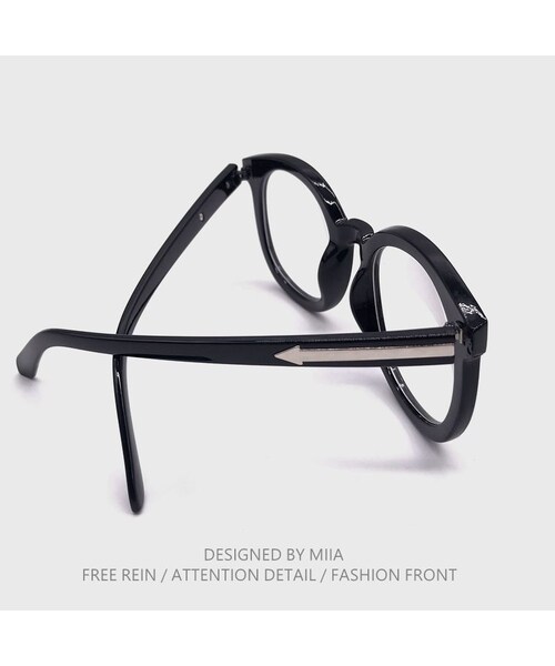 no brand(ノーブランド)の「レトロ ライスネイル 黒丸眼鏡(メガネ・レディース・その他)」の8枚目の写真