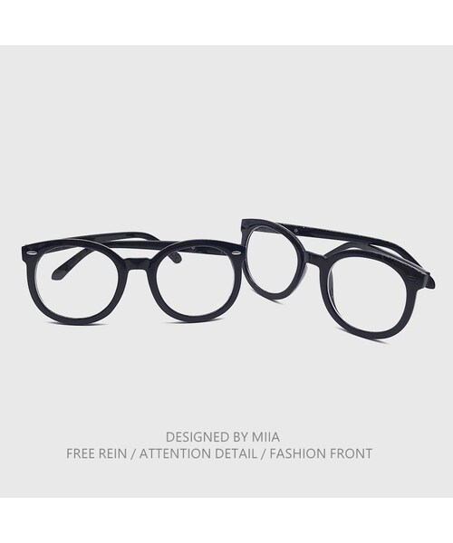 no brand(ノーブランド)の「レトロ ライスネイル 黒丸眼鏡(メガネ・レディース・その他)」の7枚目の写真