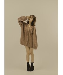 N WITH. | ケーブルニットカーディガン(カーディガン/ボレロ)