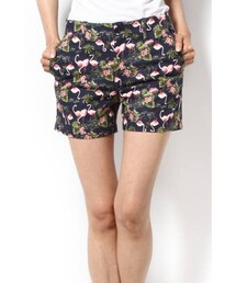 SLOBE IENA | フラミンゴプリント ショートパンツ(パンツ)