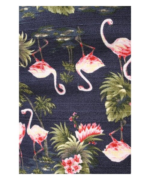 SLOBE IENA（スローブイエナ）の「フラミンゴプリント ショートパンツ（ショート・ハーフパンツ・レディース・ネイビー・36/38/40）」の8枚目の写真