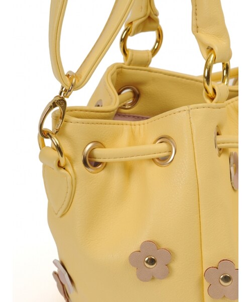 Honey Salon（ハニーサロン）の「フラワーガーデンショルダー2（バッグ・レディース・イエロー/アイボリー/ベージュ・Free）」の7枚目の写真