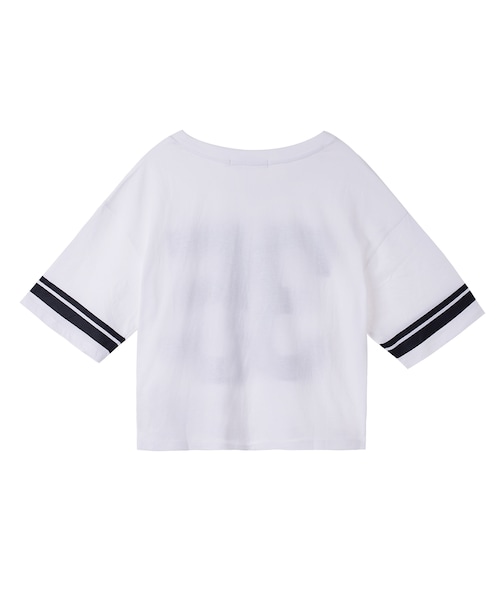 8seconds（エイトセカンズ）の「35 크랍 반팔 티셔츠（トップス・レディース・흰색・S/M）」の2枚目の写真