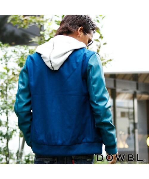 DOWBL（ダブル）の「バイカラーメルトンスタジャン（）」 - WEAR