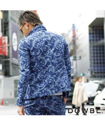 ⭐️極美品❇️DOWBL❇️ダブル／バイカラーブルゾン／圧巻の全面ペイズリー魅せる裏地 ⭐️極美品❇️DOWBL❇️ダブル／バイカラーブルゾン／圧巻の