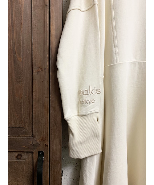 sakishimatokyo(サキシマトーキョー)の「sakishima tokyo fan sweat onepiece (ivory(ワンピース・レディース・その他)」の3枚目の写真