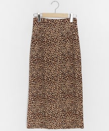 DHOLIC | スリットレオパードスカート(スカート)