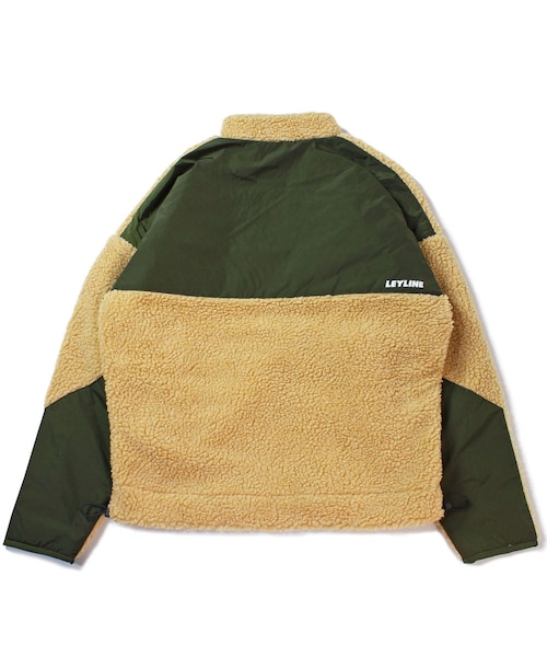 Leyline（レイライン）の「Boa cutback jkt（ブルゾン・レディース・ベージュ・Free）」の2枚目の写真