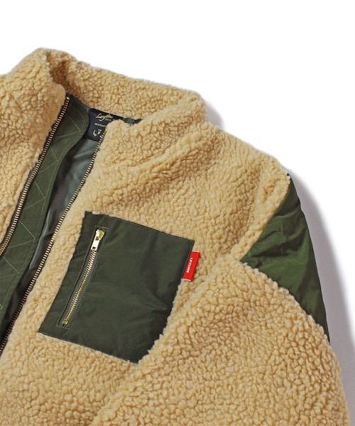 Leyline（レイライン）の「Boa cutback jkt（ブルゾン・レディース・ベージュ・Free）」の3枚目の写真