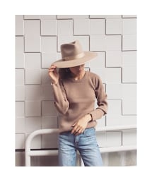 no brand | BACK OPEN KNIT TOPS(ニット/セーター)