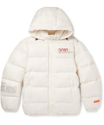 HERON PRESTON | Heron Preston + Nasa Slim-Fit Printed Quilted Nylon-Ripstop Hooded Down Jacket(テーラードジャケット)