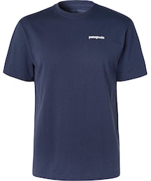 patagonia | Patagonia P-6 Responsibili-Tee Logo-Print Cotton-Blend Jersey T-Shirt(Tシャツ/カットソー)