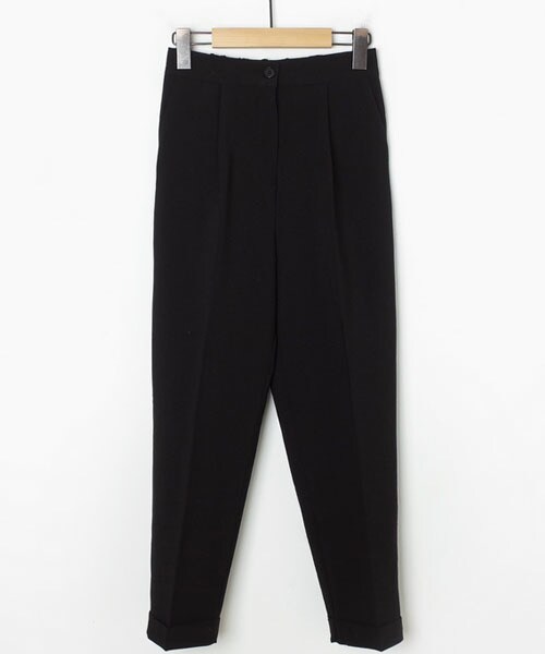 DHOLIC STYLE（ディーホリックスタイル）の「[cherryville] ウエストタックスラックス（スラックス・レディース・ブラウン/ブラック・FREE）」の2枚目の写真