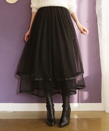 DHOLIC | ティアードチュールスカート(スカート)