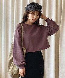 DHOLIC | カットクロップドスウェット(スウェット)