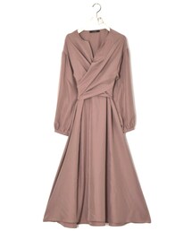 w closet | カシュクール後ろリボンワンピース(ワンピース/ドレス)