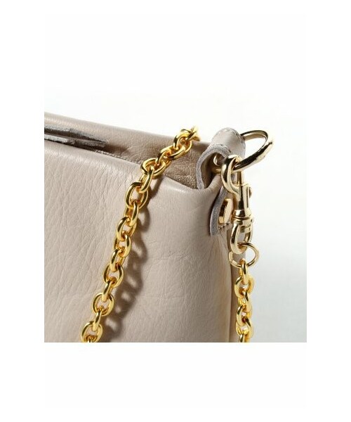 BARDOT ROSE（バルドロゼ）の「BARDOT ROSE pour IENA チェーンショルダーBag（ショルダーバッグ・レディース・ベージュ/グリーン/ネイビー/ブルー A/オレンジ・フリー）」の14枚目の写真