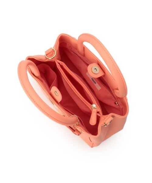 OZOC(オゾック)の「ミラーチャーム付き 2wayトートバッグ(トートバッグ・レディース・ピンク系/ホワイト/ブラック/ブルー系・00)」の8枚目の写真